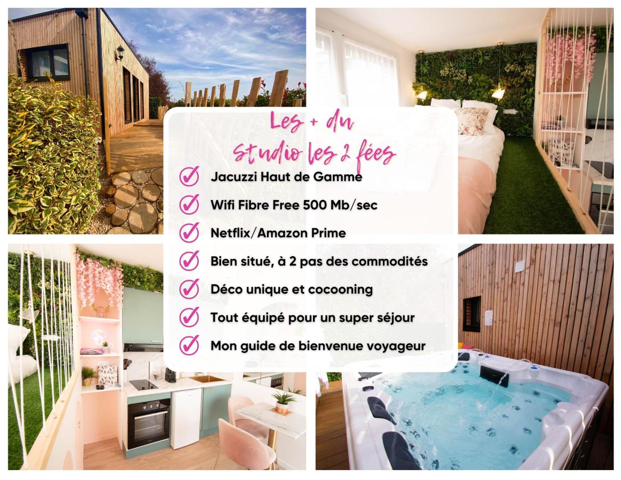 Studio Les 2 Fees - Jacuzzi - Deco Feerique Montfort-sur-Meu ภายนอก รูปภาพ